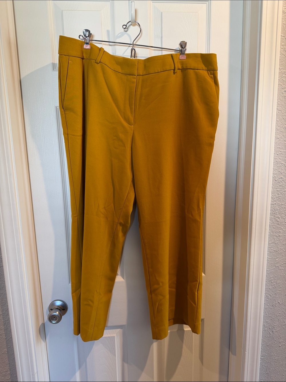 Ann Taylor Mustard Yellow Ankle Pants — 18